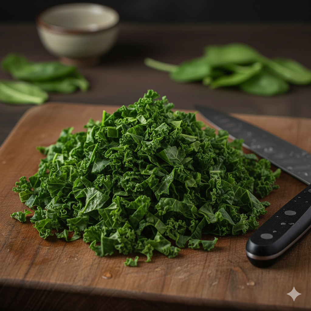 Chopped Spinach Or Kale-image